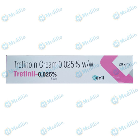 TRETINIL 0.025% CREAM 20 GM