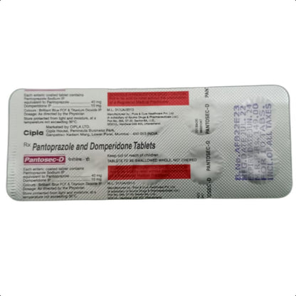 PANTOSEC D TABLET 1*10 TAB