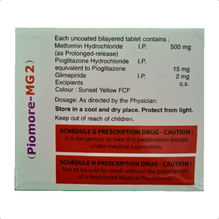 PIOMORE MG2 TABLET 1*10 TAB