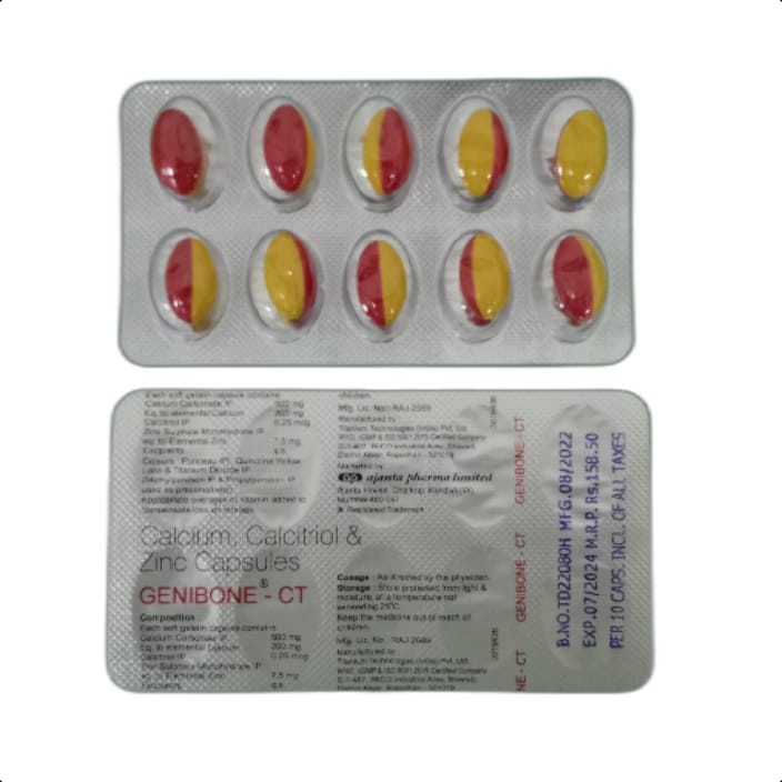 GENIBONE CT CAPSULES 1*10 CAP