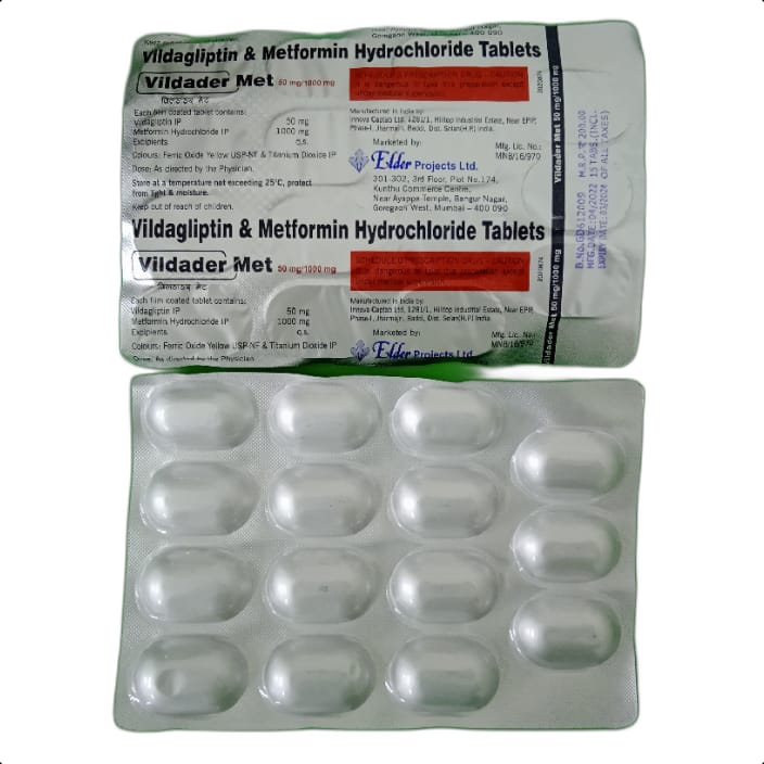 VILDADER MET 50/1000MG TABLET 1*15 TAB