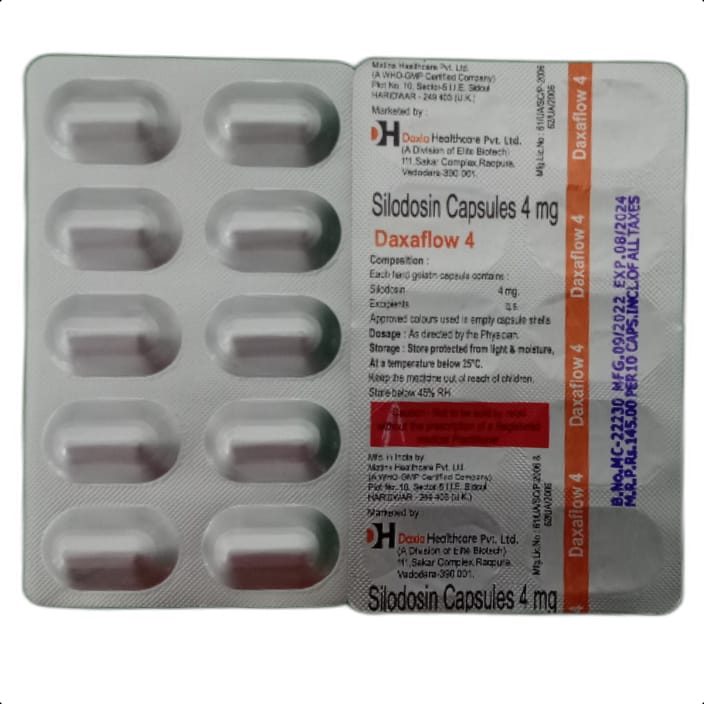 DAXAFLOW 4 MG CAPSULES 1*10 CAP