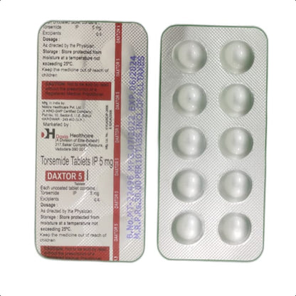 DAXTOR 5 MG TABLET 1*10 TAB