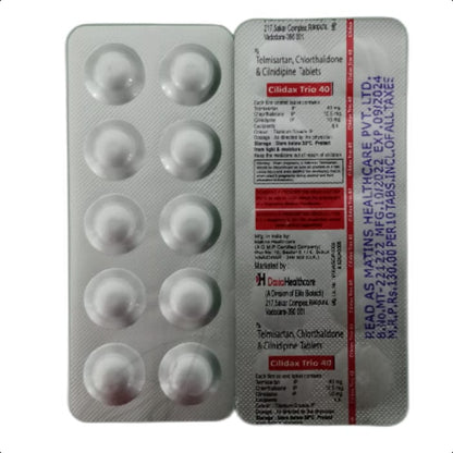 CILIDAX TRIO 40 TABLET 1*10 TAB