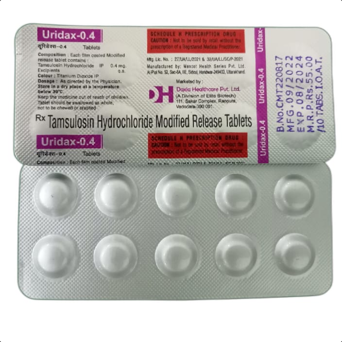 URIDAX 0.4 MG TABLET 1*10 TAB