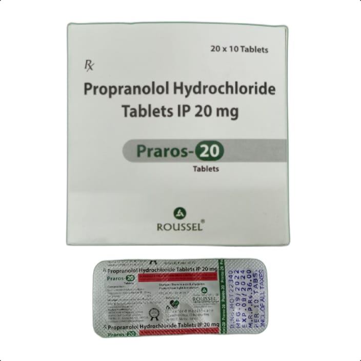 PRAROS 20 MG TABLET 1*10 TAB