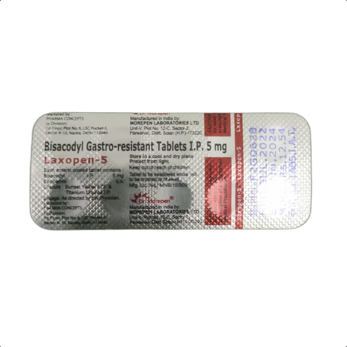 LAXOPEN 5 MG TABLET 1*10 TAB