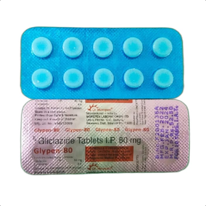 GLYPEN 80 MG TABLET 1*10 TAB