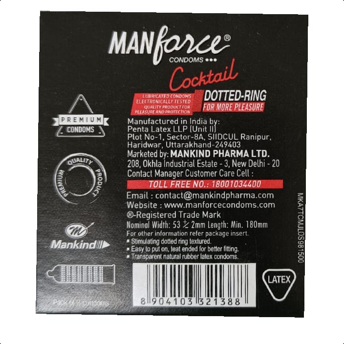 MF CONDOMS(3)COCKTAIL(SV) 1*3 PCS