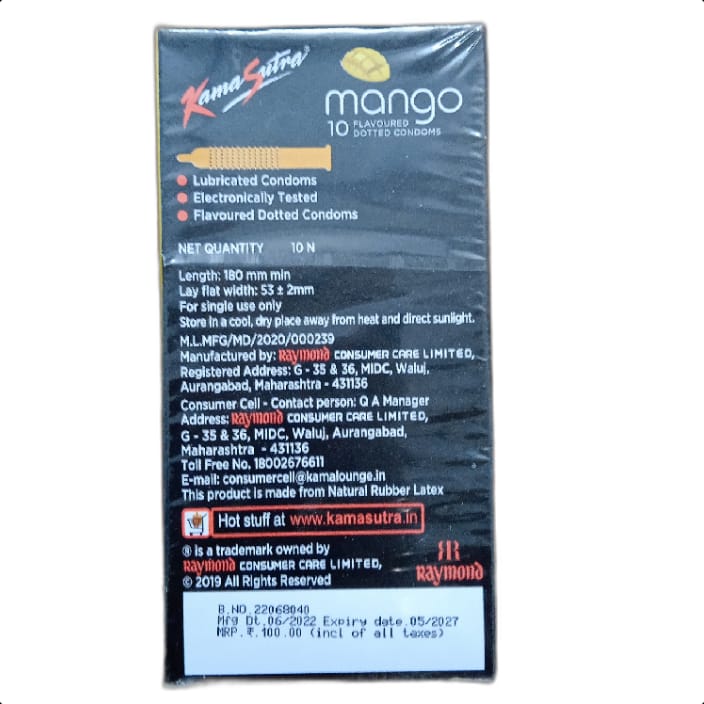 KS CONDOMS (10)MANGO 1*10 PCS