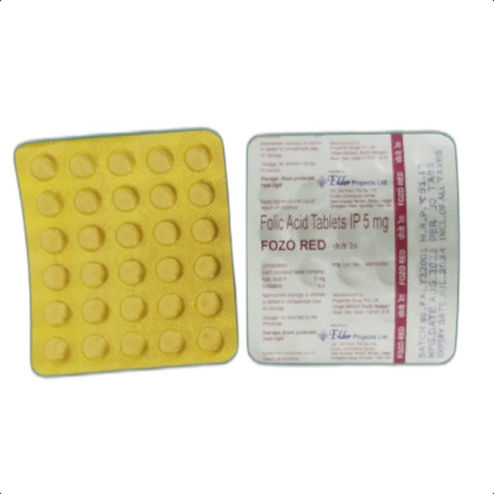 FOZO RED 5 MG TABLET 1*30 TAB