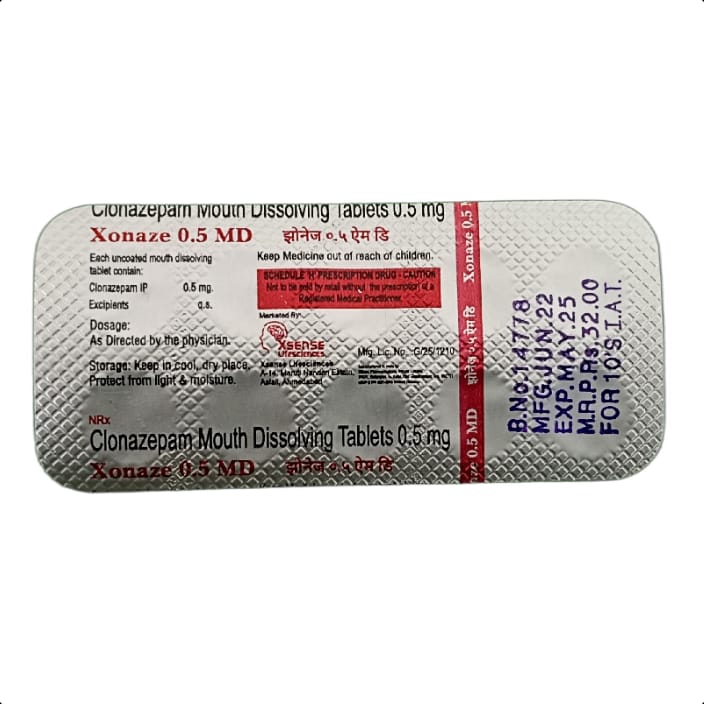 XONAZE 0.5 MD TABLET 1*10 TAB