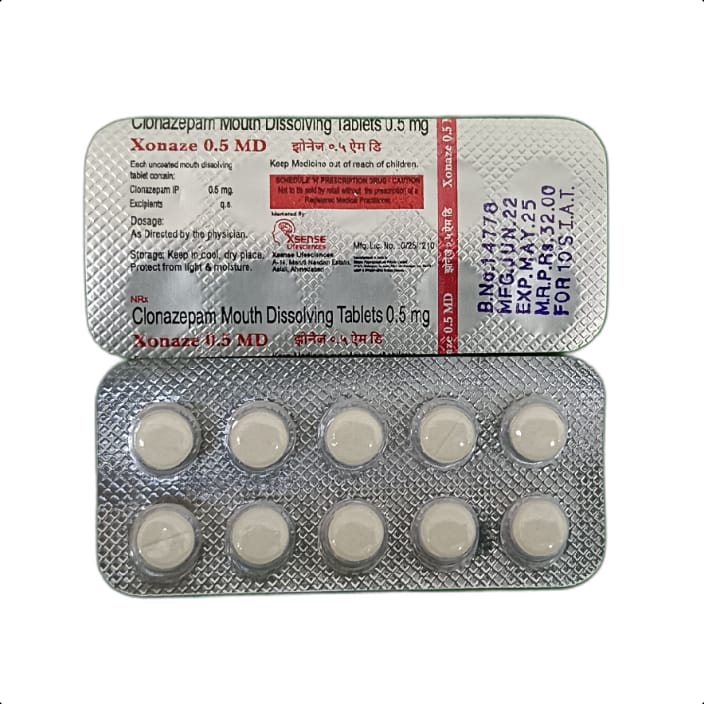 XONAZE 0.5 MD TABLET 1*10 TAB