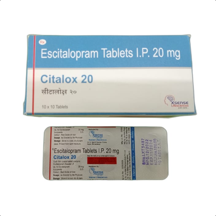 CITALOX 20 MG TABLET 1*10 TAB