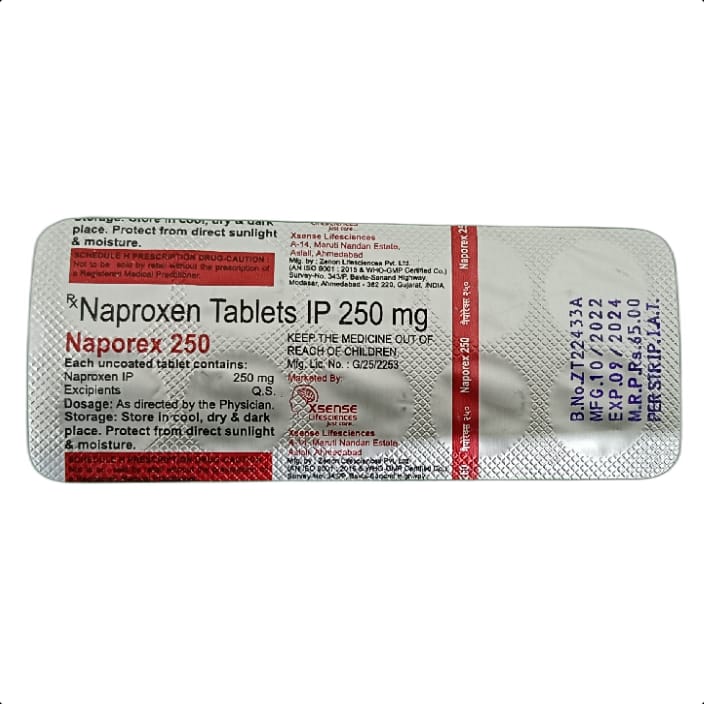 NAPOREX 250 MG TABLET 1*10 TAB