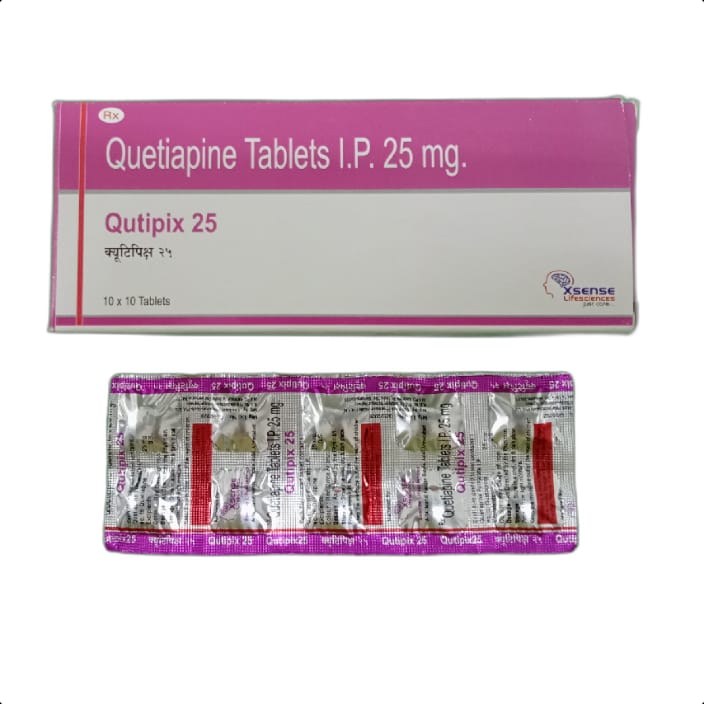 QUTIPIX 25 MG TABLET 1*10 TAB