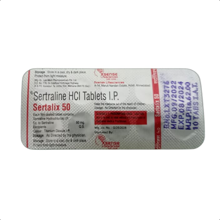 SERTALIX 50 MG TABLET 1*10 TAB