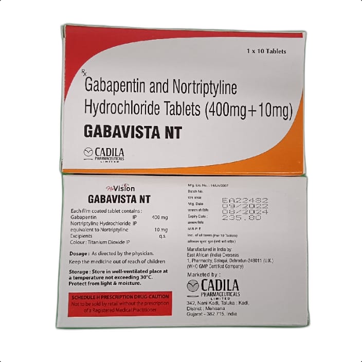 GABAVISTA NT TABLET 1*10 TAB