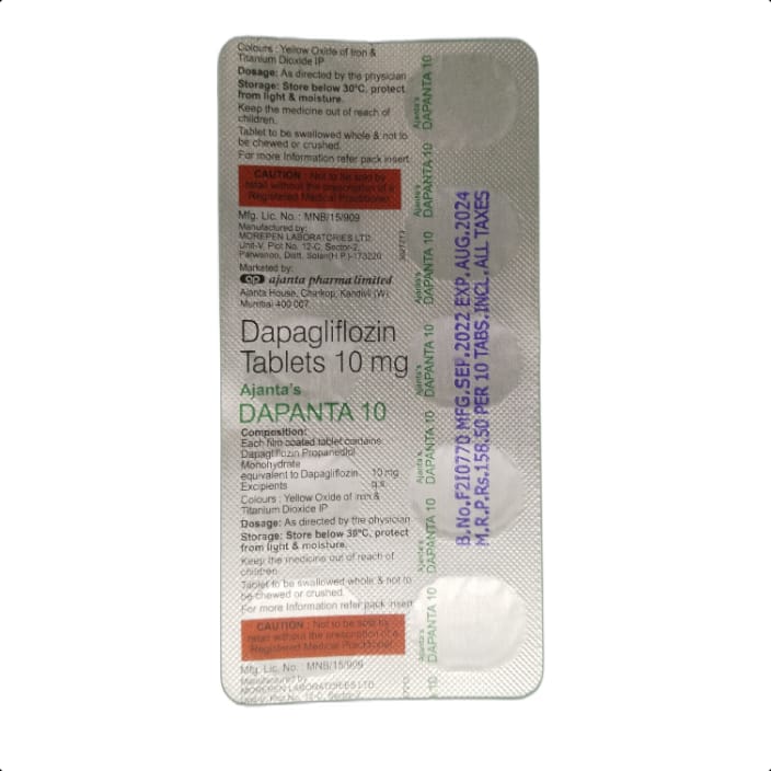 DAPANTA 10 MG TABLET 1*10 TAB