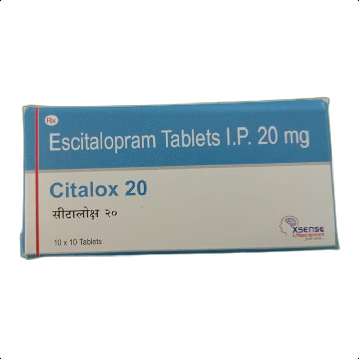 CITALOX 20 MG TABLET 1*10 TAB