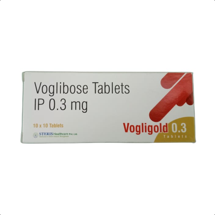 VOGLIGOLD 0.3 TABLET 1*10 TAB