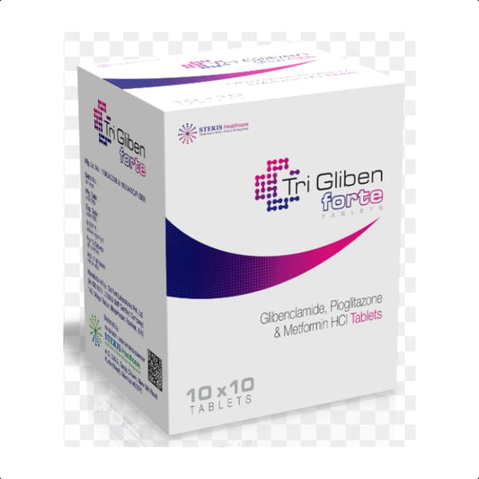 TRI GLIBEN FORTE TABLET 1*10 TAB