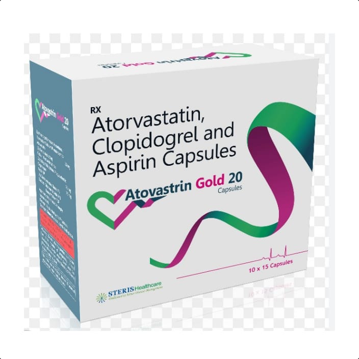 ATOVASTRIN GOLD 20 CAPSULES 1*15 CAP