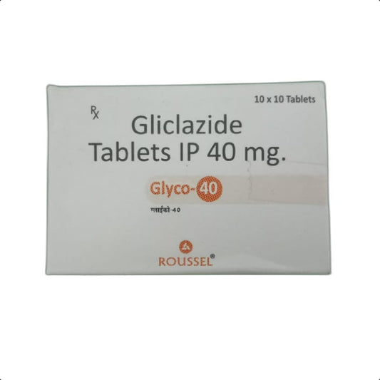 GLYCO-40 MG TABLET 1*10 TAB