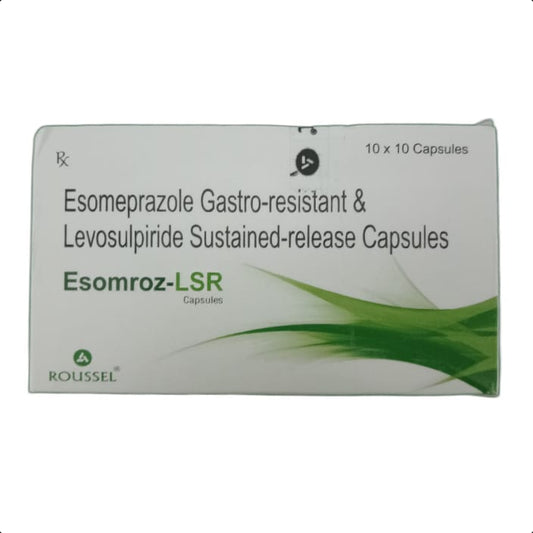 ESOMROZ LSR CAPSULES 1*10 CAP