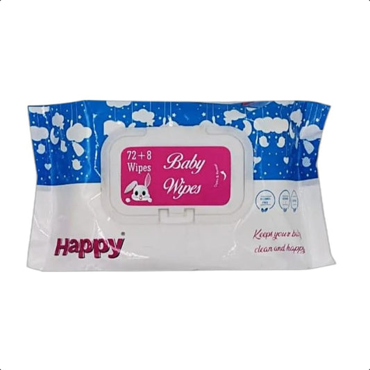 HAPPY BABY WIPES 80 PCS 80 PCS