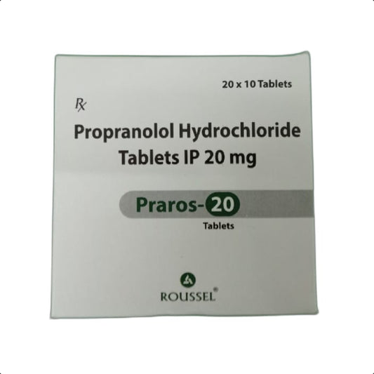 PRAROS 20 MG TABLET 1*10 TAB