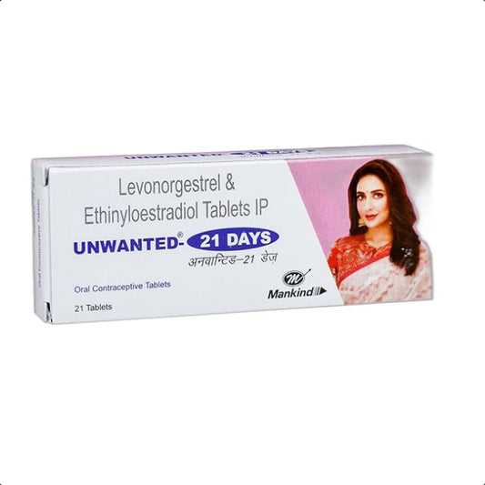 UNWANTED 21 DAYS TABLET 1*21 TAB