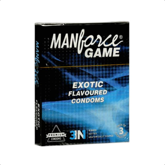 MF CONDOMS(3)GAME EXOTIC 1*3 PCS