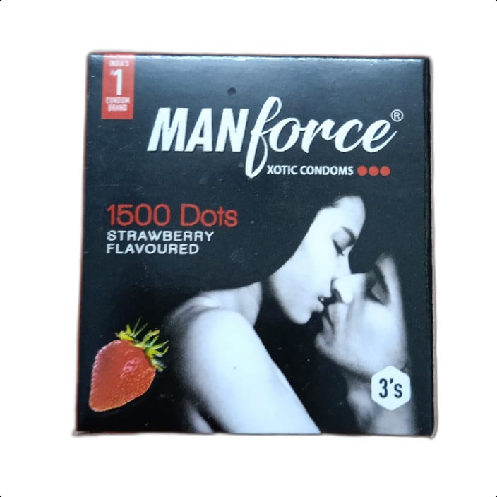 MF CONDOMS(3)1500 DOTS STR 1*3 PCS