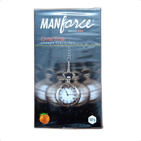 MF CONDOMS(10)ORANGE OVERTIME 1*10 PCS