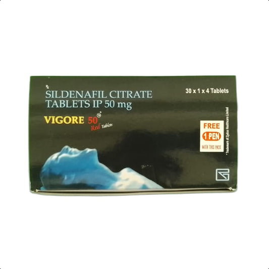 VIGORE 50 RED TABLET 1*4 TAB