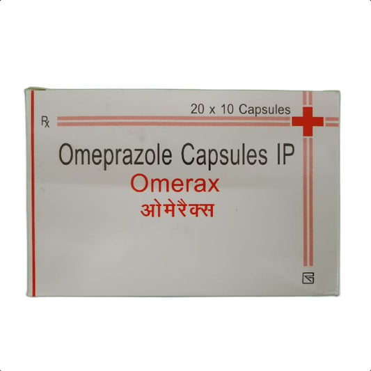 OMERAX 20 MG CAPSULES 1*10 CAP