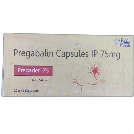 PREGADER 75 CAPSULES 1*10 CAP