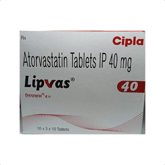 LIPVAS-40 TABLET 1*10 TAB