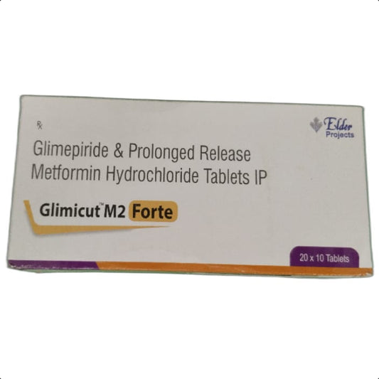 GLIMICUT M2 FORTE TABLET 1*10 TAB