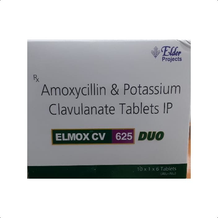 ELMOX CV 625 DUO TABLET 1*6 TAB