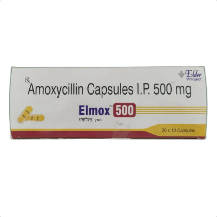 ELMOX 500 MG CAPSULES 1*10 CAP