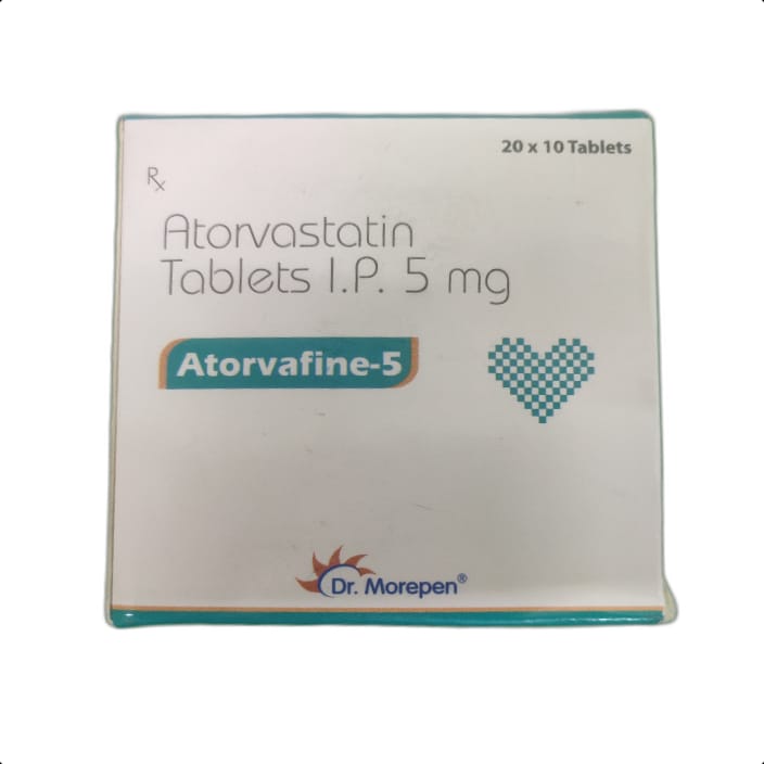 ATORVAFINE-5 TABLET 1*10 TAB