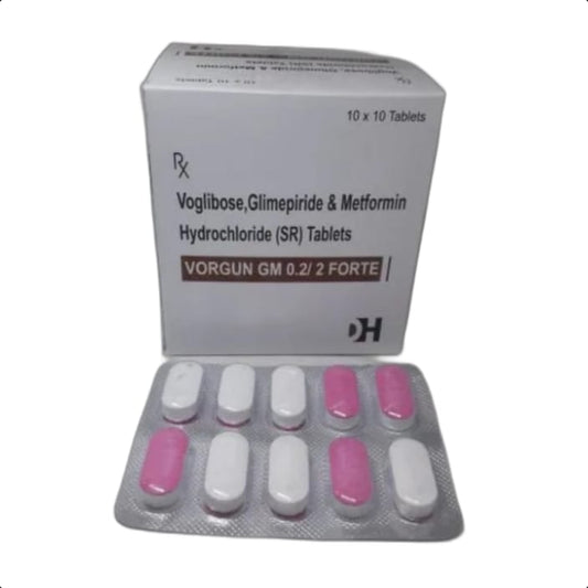 VORGUN GM 0.2/2 FORTE TABLET 1*10 TAB