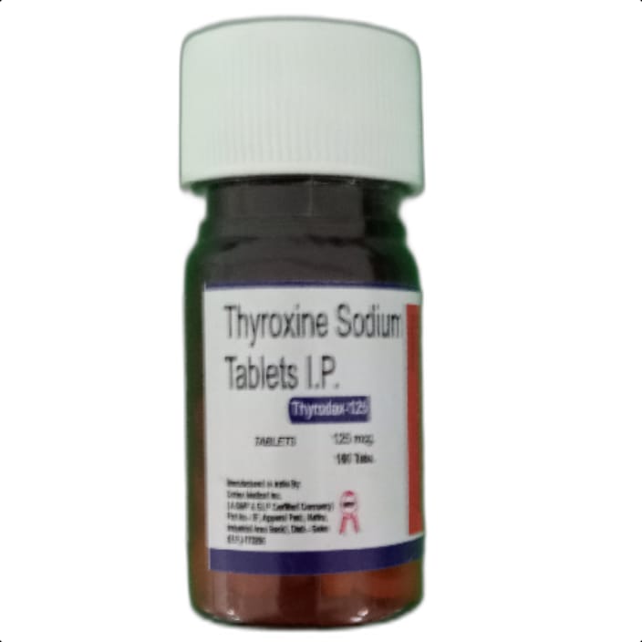 THYRODAX 125 MCG TABLET 100 TAB