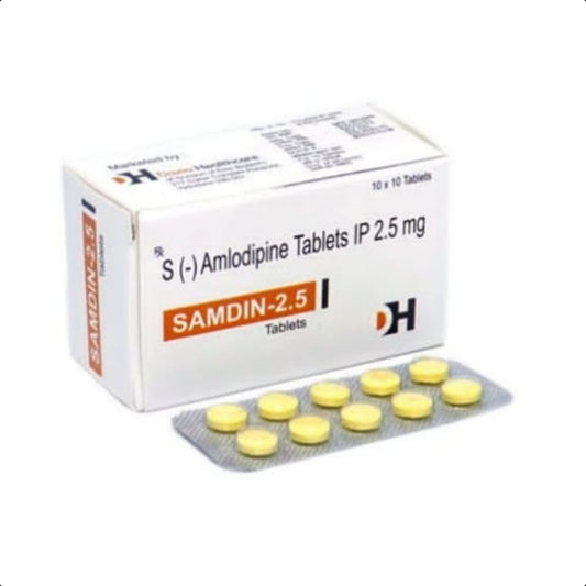 SAMDIN 2.5 MG TABLET 1*10 TAB