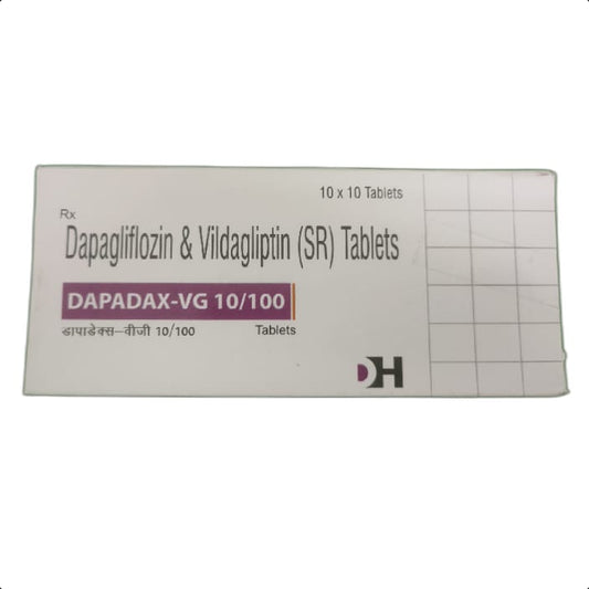 DAPADAX-VG 10/100 TABLET 1*10 TAB