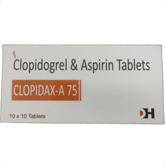 CLOPIDAX A 75 TABLET 1*10 TAB