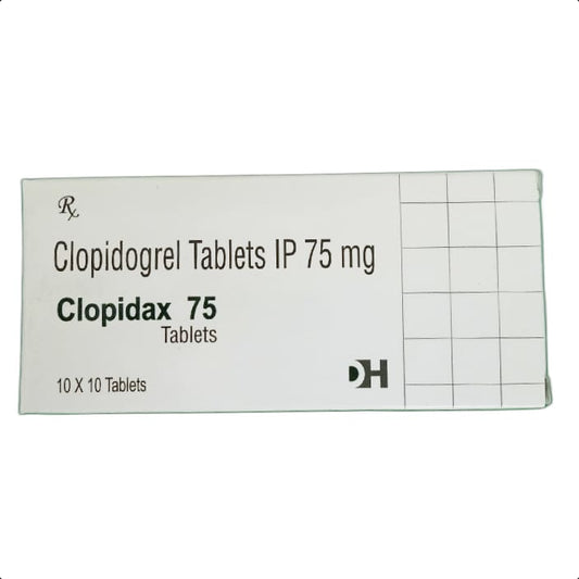 CLOPIDAX 75 MG TABLET 1*10 TAB