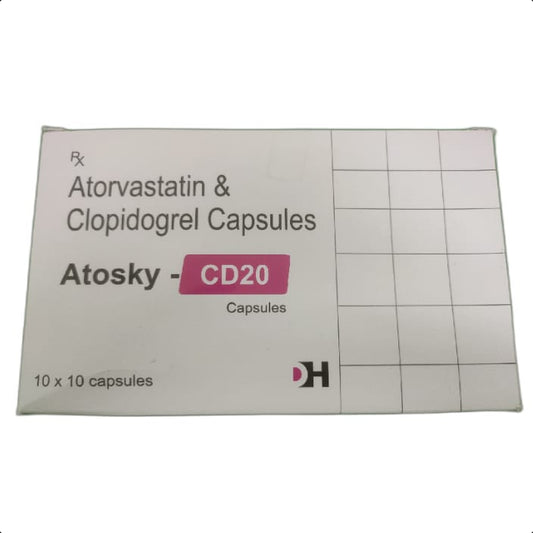 ATOSKY CD 20 MG CAPSULES 1*10 CAP